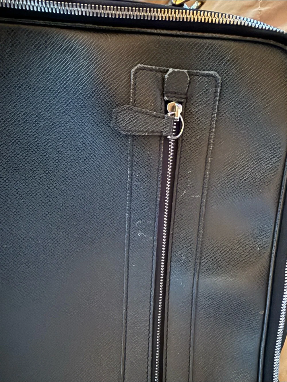 Louis Vuitton Black Epi Business Laptop Briefcase